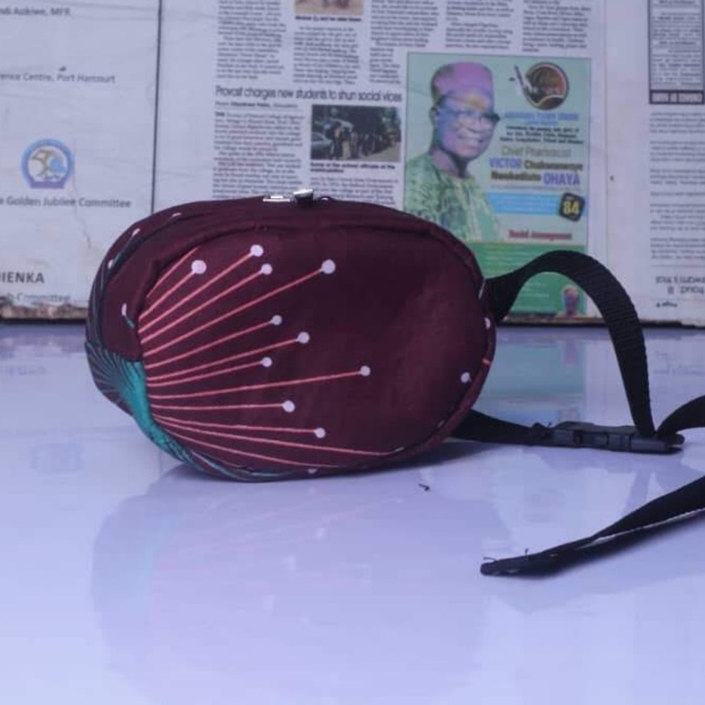 African Ankara waistbag